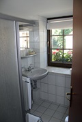 Sanitärbereich im Alten Wirtshaus Fördergersdorf